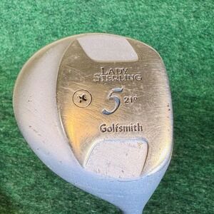 Golfsmith 5 Fairway Wood Womens RH 21° Lady Sterling Titanium Shaft Single USA